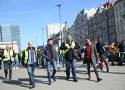 Trwa protest taksówkarzy w Warszawie. Kierowcy zablokowali centrum miasta