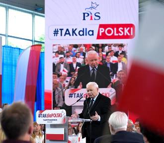 Jarosław Kaczyński w Tomaszowie przedstawił plan "Siedem razy tak"