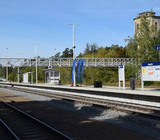 Podróżni mogą już korzystać ze zmodernizowanego peronu w Augustowie