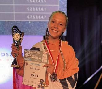 13-letnia Maja Milczarek z Tomaszowa drugą wicemistrzynią Europy w tańcu hip-hop! 