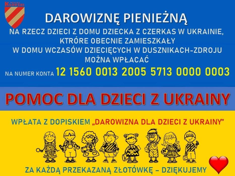 Uciekając przed wojną, do Dusznik Zdroju dotarło 76 dzieci z Domu Dziecka na Ukrainie
