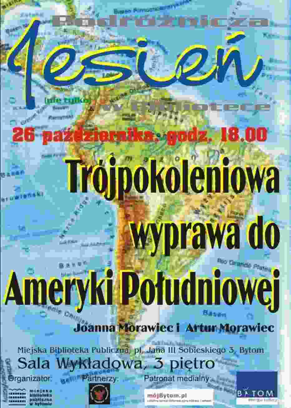 Przy małej czarnej w podróż po Ameryce Południowej z Morawcami
