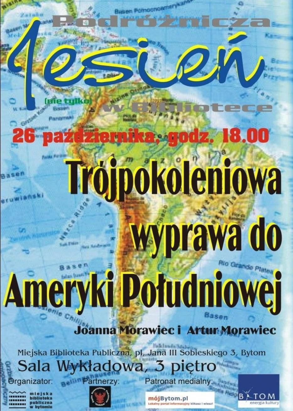 Przy małej czarnej w podróż po Ameryce Południowej z Morawcami