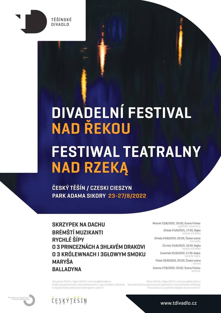 Festiwal Teatralny Nad Rzeką 2022 - program