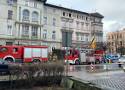Pożar szafy w budynku wielorodzinnym w Brzegu. Ewakuowano łącznie 8 osób i psa 