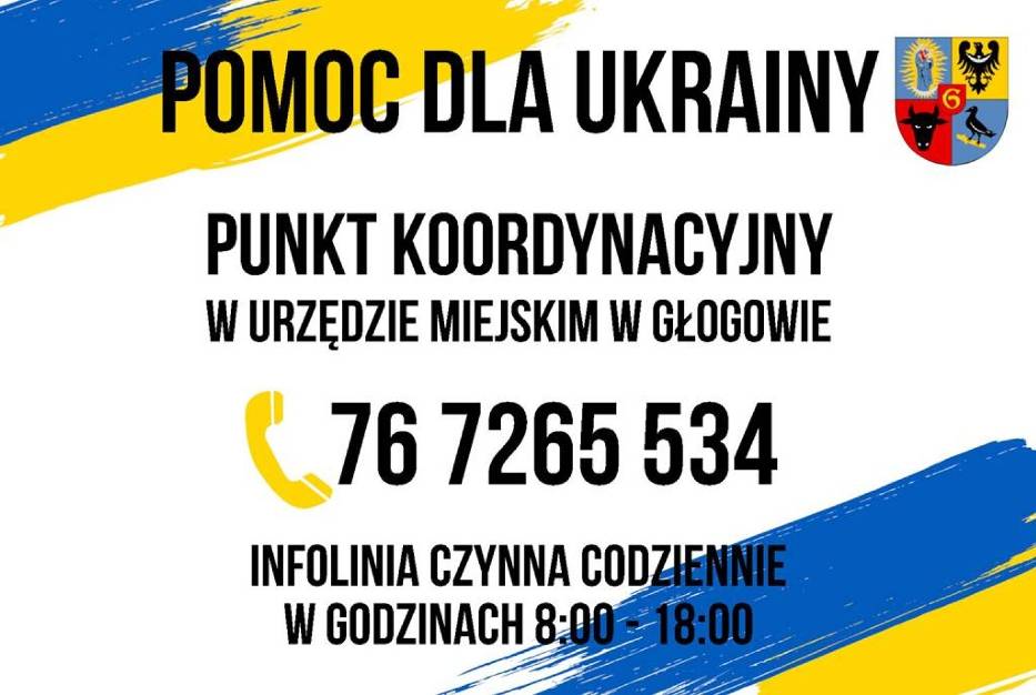 W Głogowie rusza punkt koordynacji pomocy dla Ukraińców