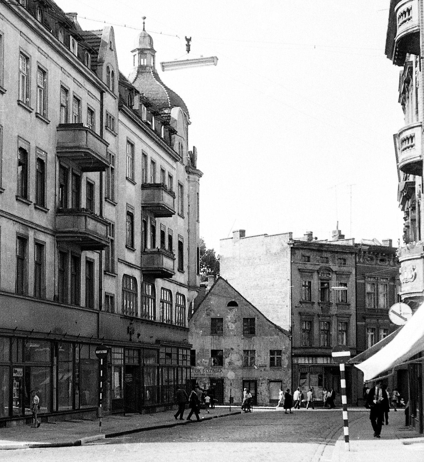Na zielonogórskiej starówce pół wieku temu