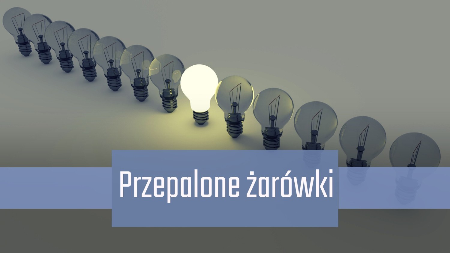 Przepalone żarówki