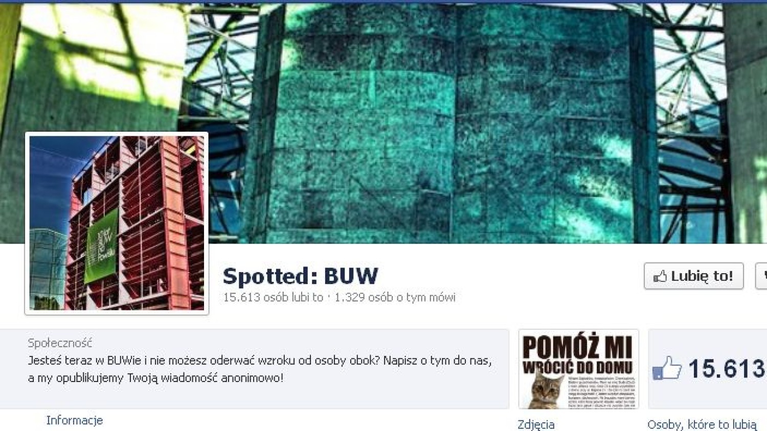 Impreza Spotted: BUW. Porozmawiaj twarzą w twarz z tymi, których obgadywałeś na fanpage'u