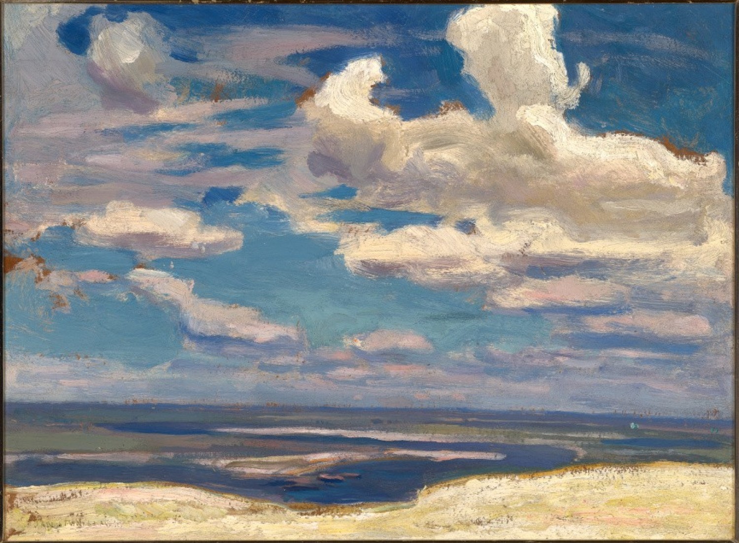 Jan Stanisławski, Obłok nad Dnieprem, 1903, ze zbiorów Muzeum Narodowego w Krakowie