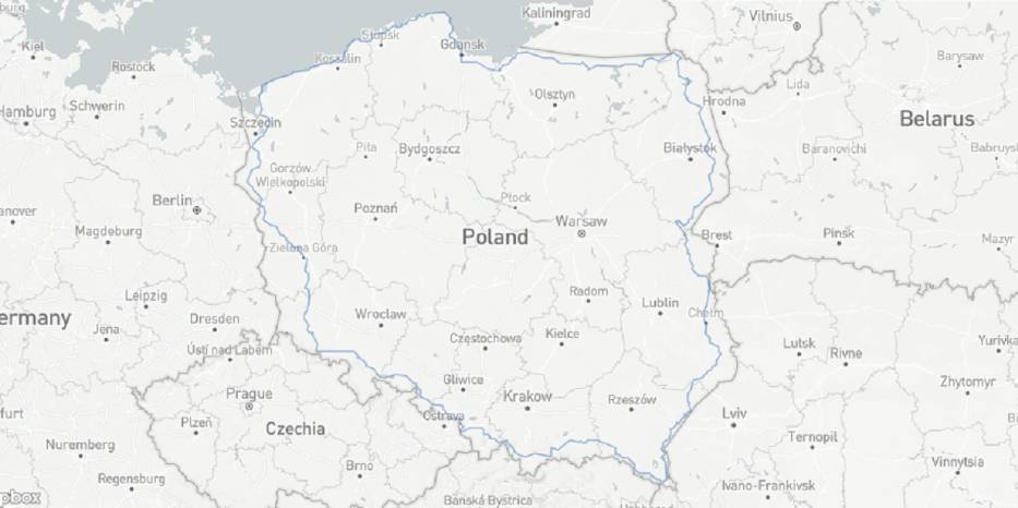 Plan trasy Trajką dookoła Polski