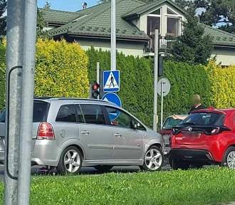 Stłuczka w centrum Tarnowa. Utrudnienia w ruchu w rejonie ruchliwego skrzyżowania