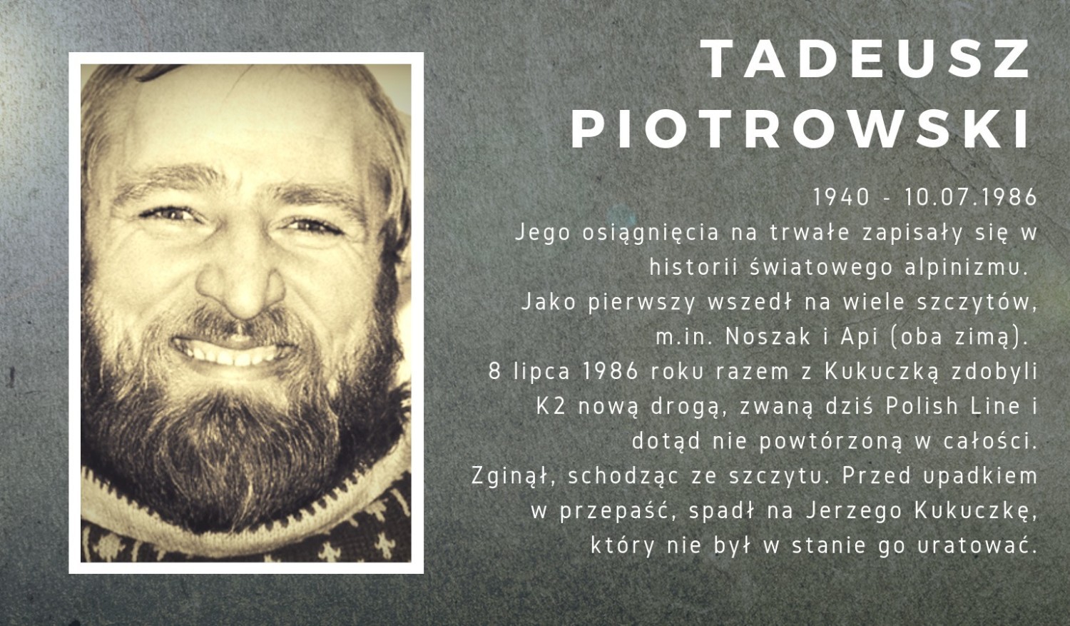 Tadeusz Piotrowski (1940-1986)