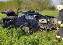 Tragedia w Wincentowie w gminie Rusiec. Tir zderzył się z BMW. Nie żyje przewodnicząca Rady Miejskiej w Sieradzu. Wiceprezydent w szpitalu