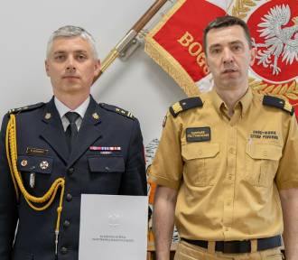 Awans powiatowego szefa straży w Oświęcimiu do komendy w Małopolsce 
