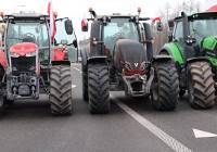 Rolnicy pod Olsztynem protestowali przeciwko polityce rolnej UE (wideo)