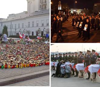 Warszawa pogrążona w żałobie. Tak wyglądała stolica po katastrofie smoleńskiej