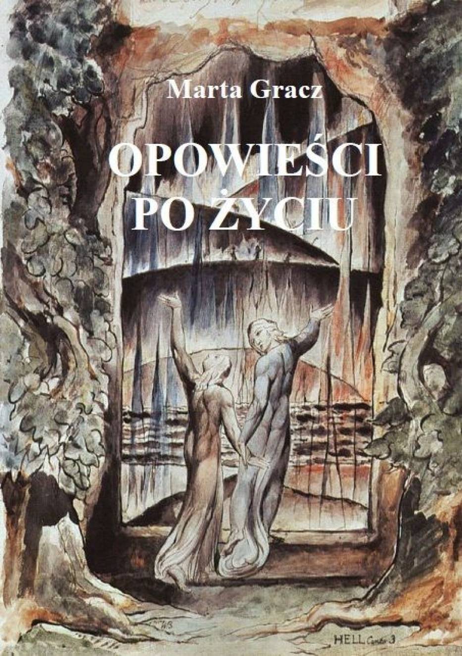 Okładka z ilustracja: "Dante i Wergiliusz u bram piekła" – W