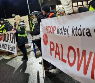 Kolejny zryw i sprzeciw mieszkańców Palowic ws CPK. Stop kolei, która dzieli! 