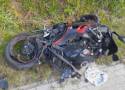 Śmiertelny wypadek motocyklisty w gminie Wólka. Mężczyzna zderzył się z Toyotą                               