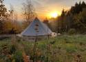 Ekskluzywny namiot z widokiem na Góry Sowie! Glamping z Muflonem już od maja 2023 r. Te widoki zapierają dech w piersiach