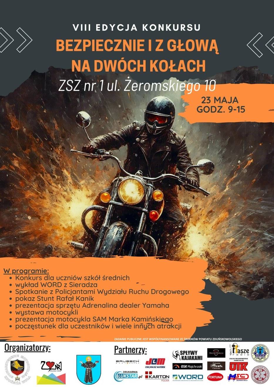 Dzień motocykla w Zespole Szkół Zawodowych nr 1 w Zduńskiej Woli już w czwartek