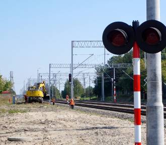 Remont przejazdu kolejowego w Miłocinie