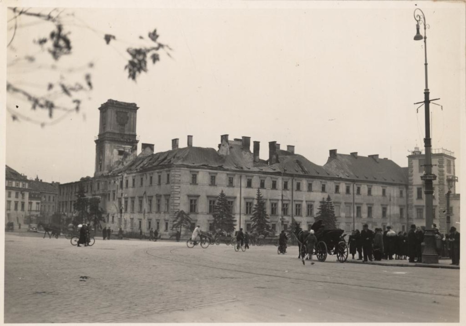 Zamek Królewski w Warszawie jesienią 1939 r