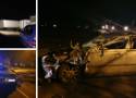 Wypadek na DW 266 w Ośnie. Zderzył się samochód osobowy z ciężarowym [zdjęcia]