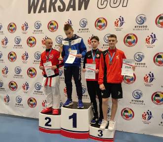 Jakub Borowczyk i Dawid Wojtczak stanęli na podium turnieju karate Warsaw Cup