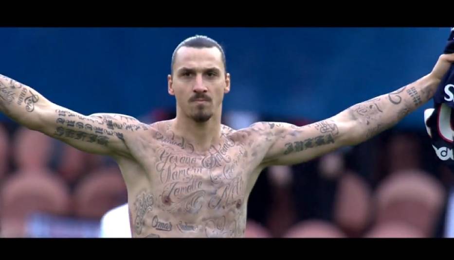 Ibrahimović wytatuował sobie 50 imion ludzi, których nie zna. Chce pomóc głodującym