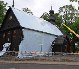 Zabytkowy kościółek w Korczewie modernizowany dzięki powiatowej dotacji ZDJĘCIA