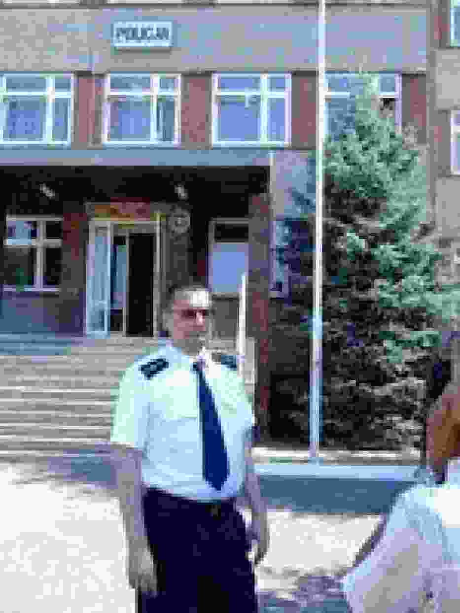 Rzecznik sieradzkiej policji aspirant Paweł Chojnowski