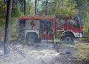 Pożar lasu w okolicy Pustyni Błędowskiej. W akcji strażacy i samolot gaśniczy Dromader