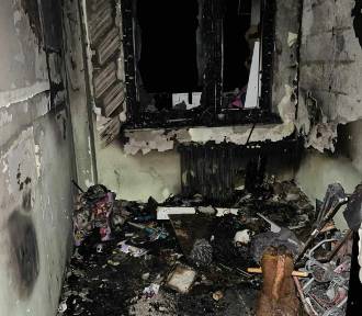 Ewakuacja w Dobrzanach po pożarze mieszkania – samotna matka potrzebuje wsparcia