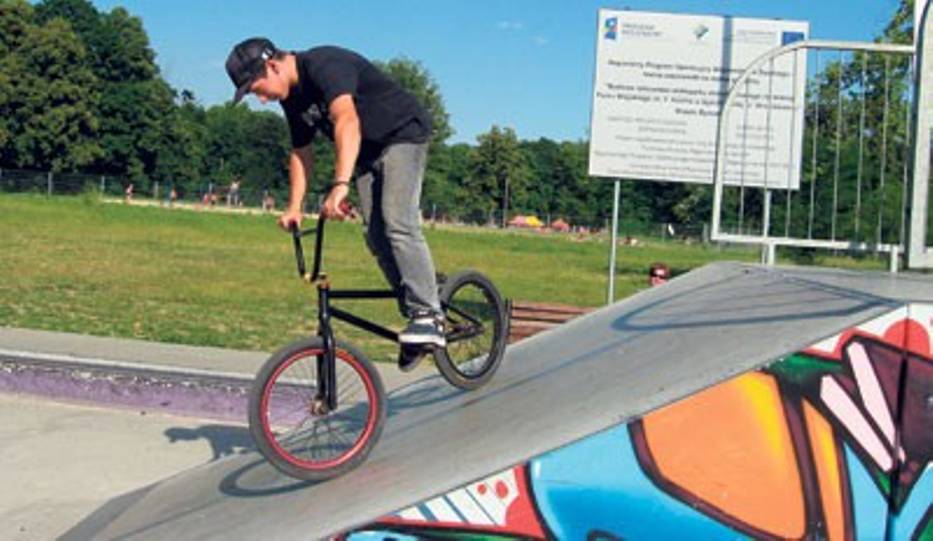 Bytomski skatepark cieszy się dużą popularnością