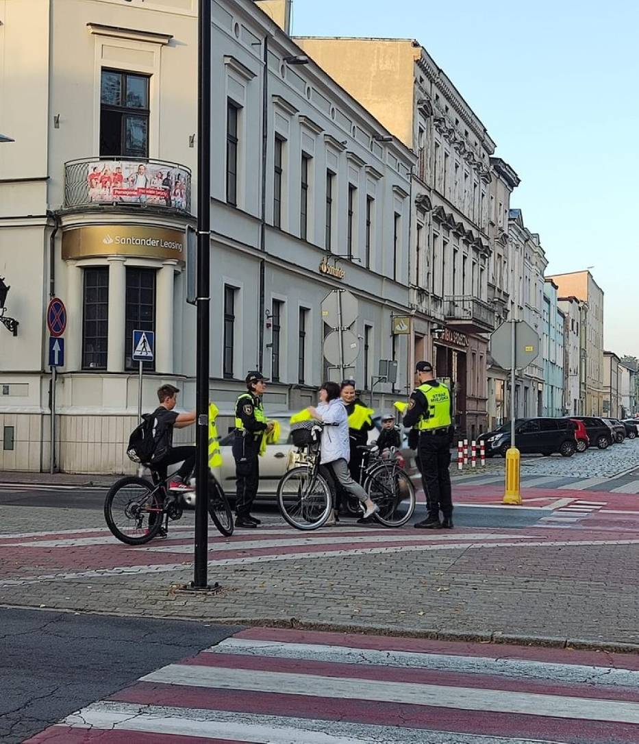 Akcja miała na celu poprawę bezpieczeństwa rowerzystów