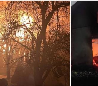 Nocny pożar w Piechowicach - płonął budynek mieszkalny