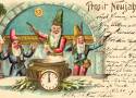 Sylwester i Nowy Rok na pocztówkach z dawnej epoki! Zobaczcie wyjątkową kolekcję