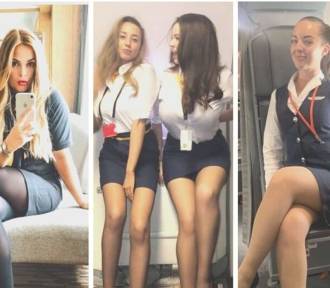 Najpiękniejsze stewardesy! Śliczne i seksowne. Z nimi poleciałbyś wszędzie. ZDJĘCIA 