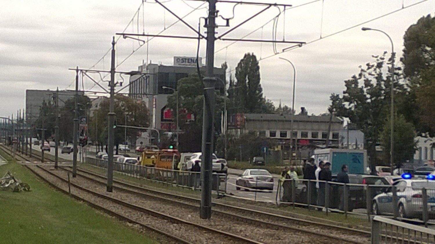Wypadek na Grójeckiej, stłuczka 2 września 2014 na Ochocie