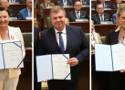 Ślubowanie nowych radnych Sejmiku Województwa Śląskiego - ZDJĘCIA. To była pierwsza sesja! Zobacz nowych radnych