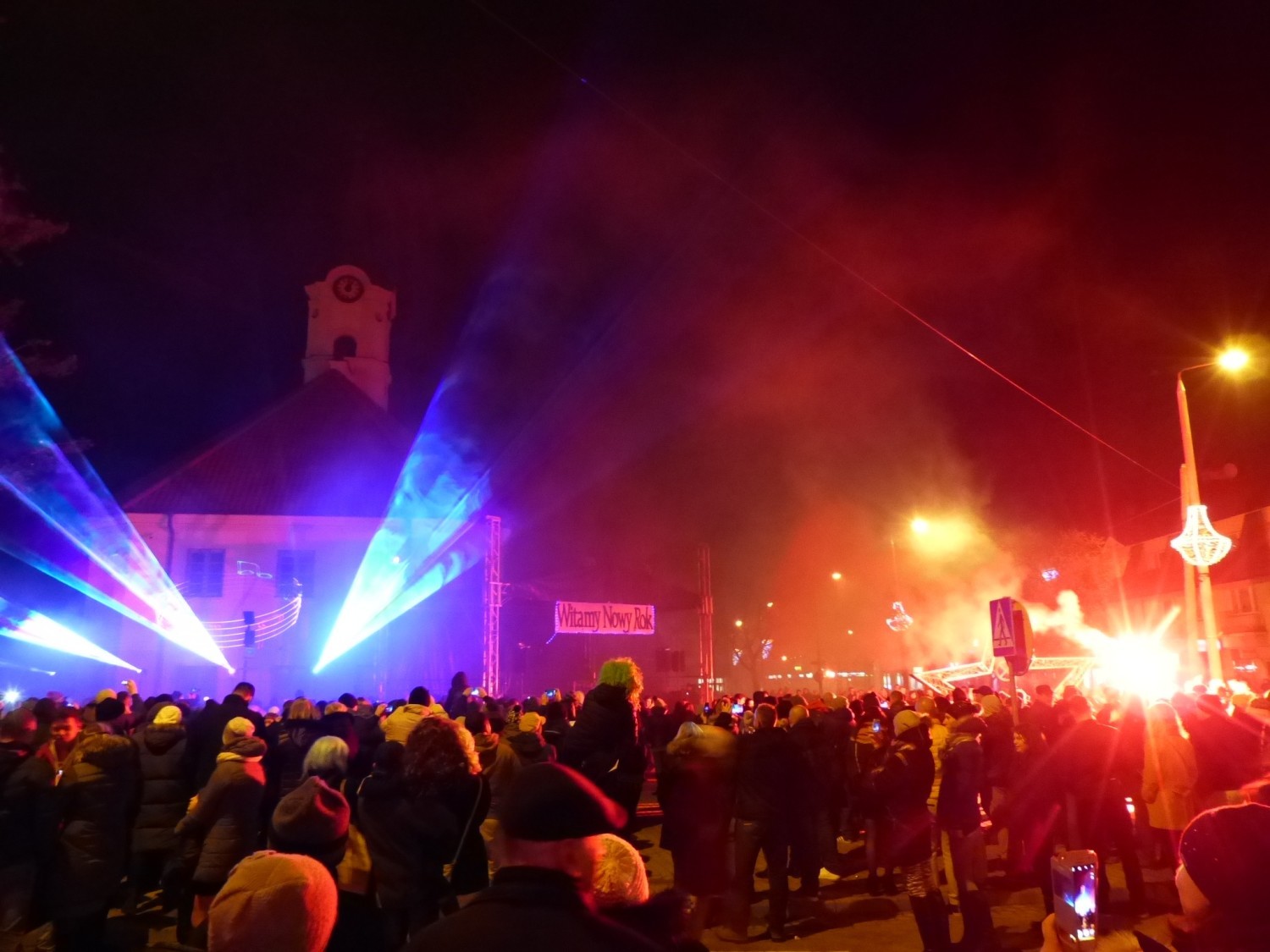 Tak wyglądał bielski Sylwester przełomu 2018 i 2019 roku