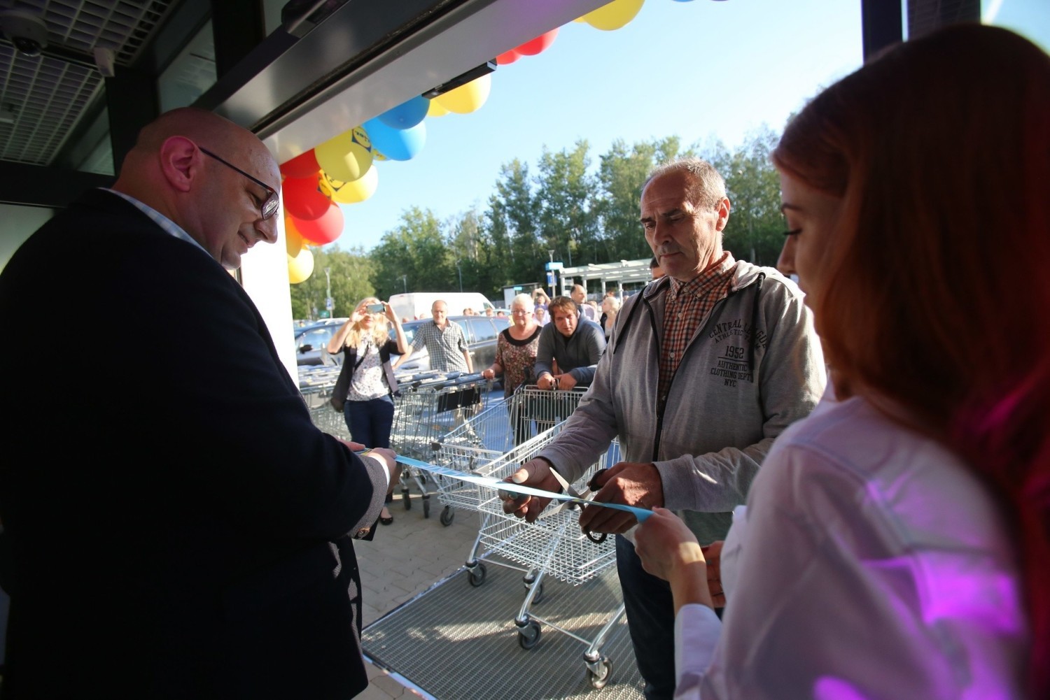 Nowy sklep Lidl przy ulicy Gawronów w Katowicach