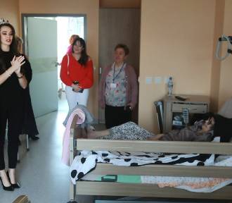 Jasny promyk w tanowskim hospicjum. Do chorych przyjechała Miss Polski 2022