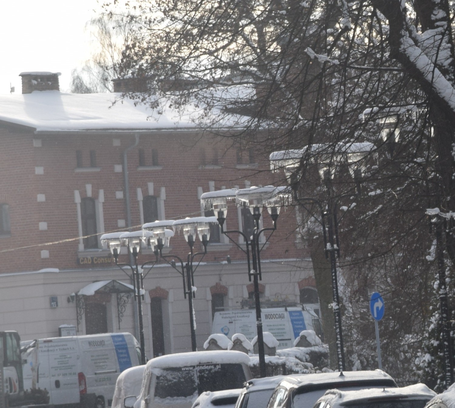Tychy zimą - kościół św