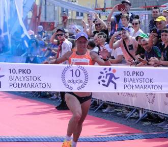 Kenijczyk i Ukrainka zwyciężyli w białostockim półmaratonie