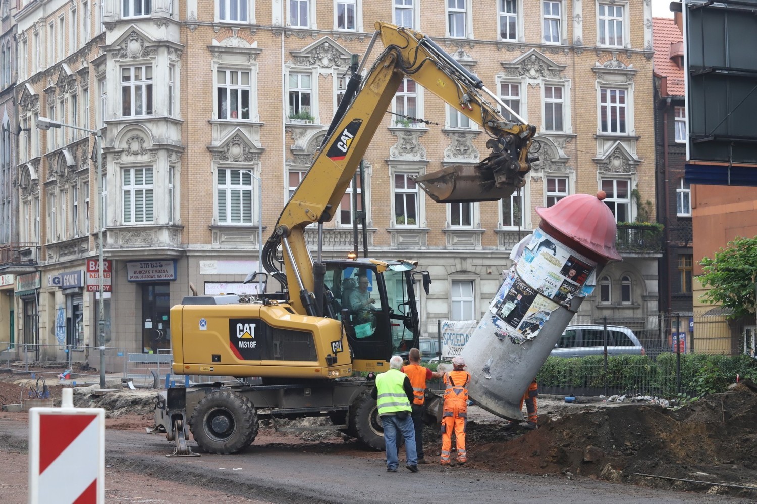 Trwa przebudowa ulicy 3 Maja w Chorzowie