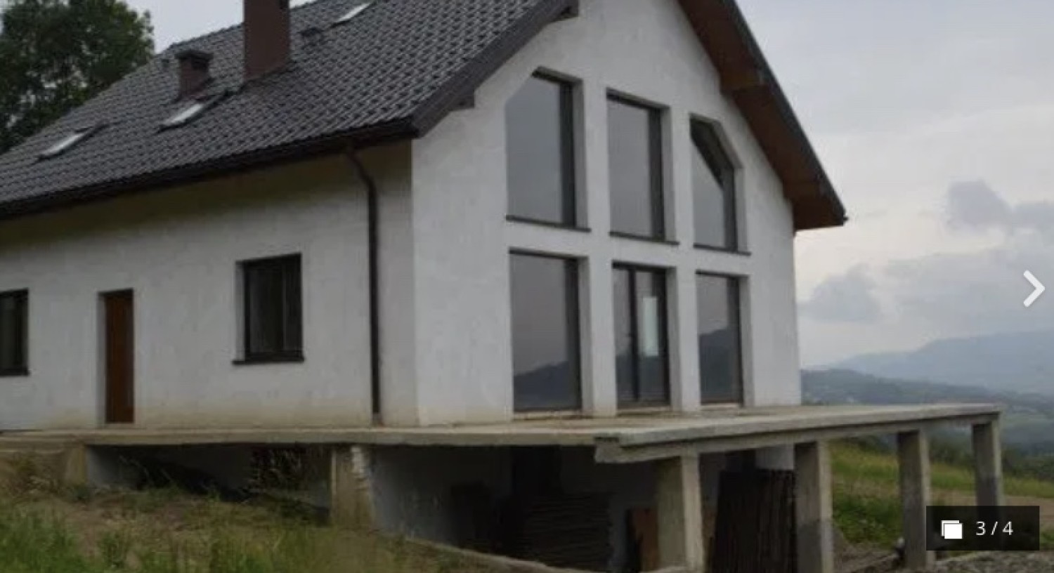 Wszędzie blisko !!!445 000 złPowierzchnia działki:1 000 m²Powierzchnia:127 m²Rynek:wtórnyLiczba pokoi:4Rodzaj zabudowy:wolnostojącyLiczba pięter:parterowyMateriał budynku:pustakRok budowy:2019Poddasze:użytkoweDach:skośnyPokrycie dachu:blachaStan wykończenia:do wykończeniaOkna:plastikowePołożenie:pod miastem