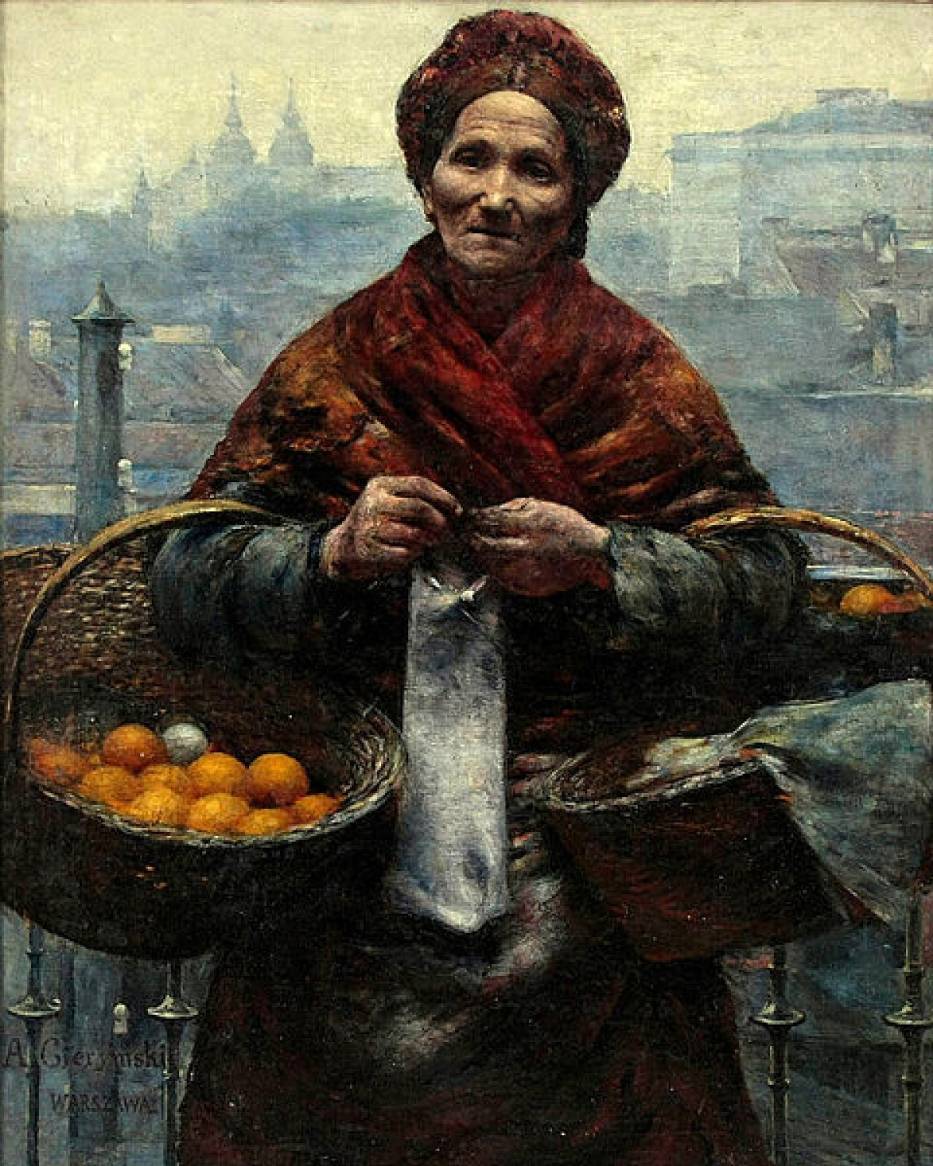 Reprodukcja "Pomarańczarki"